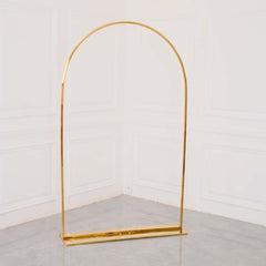 gold wedding arch backdrop