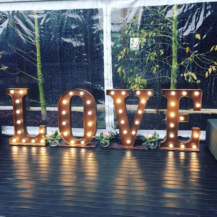 vintage marquee letters