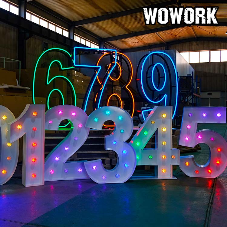 light up marquee numbers