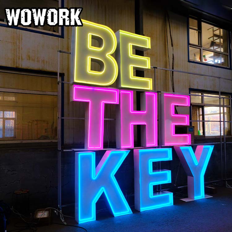 neon marquee letters