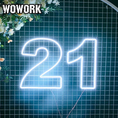 21 twenty one number for birthday party decor