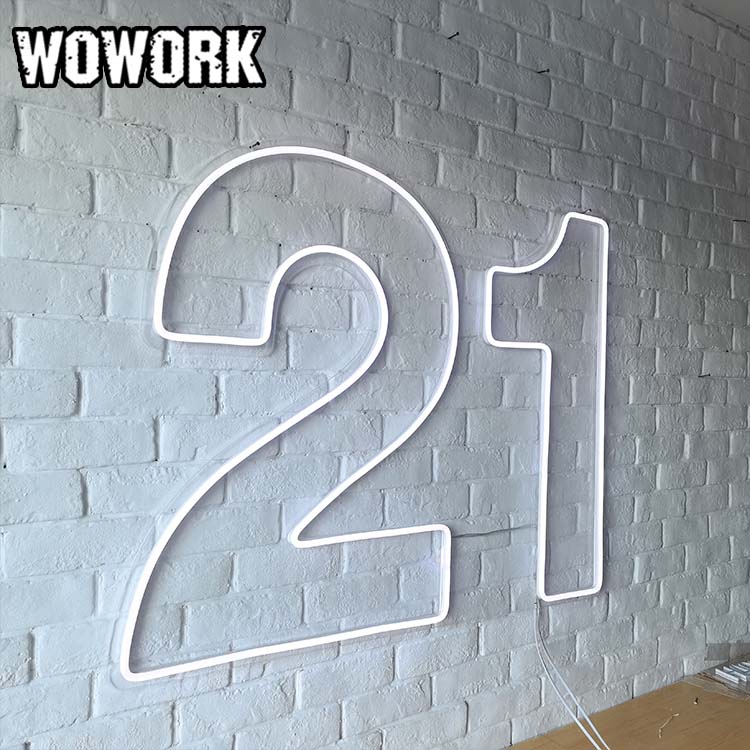 21 twenty one number for birthday party decor