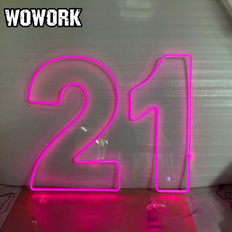 21 twenty one number for birthday party decor