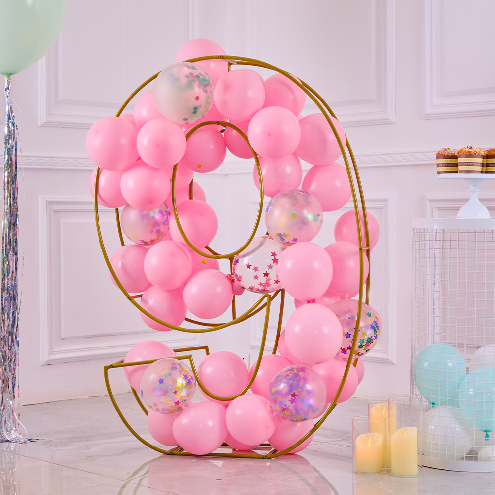 giant balloon numbers for wedding event party decoration