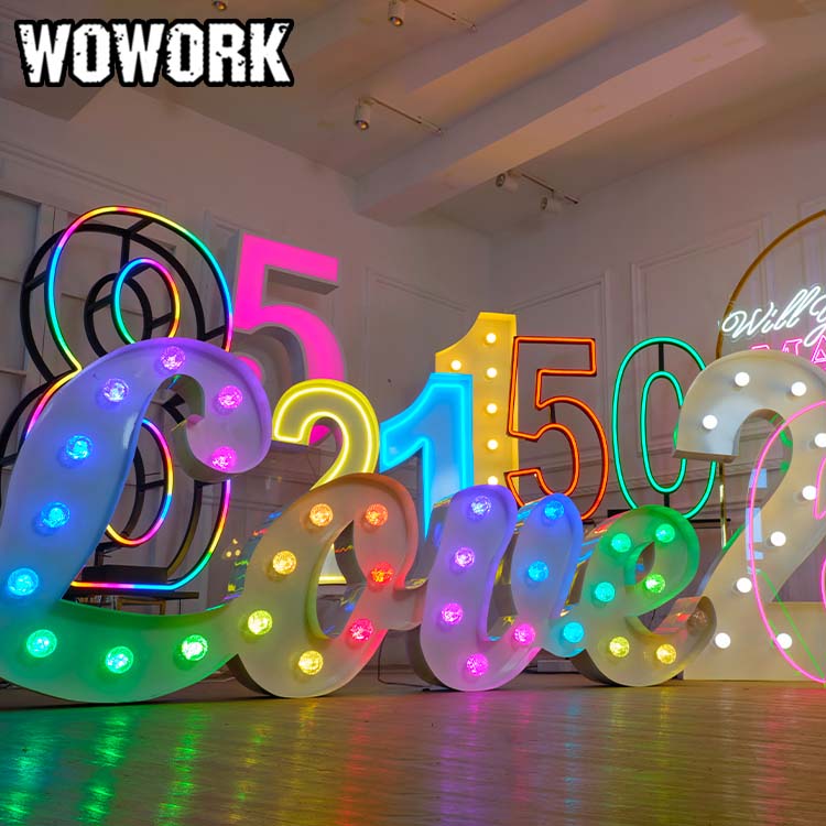 Illuminated 4ft letter