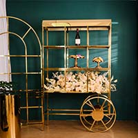 party serving cart