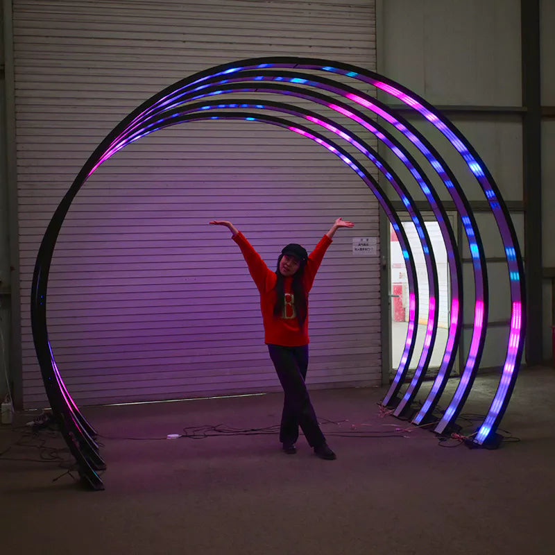RGB Meteor Shooting Star Arch