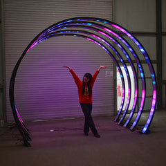 RGB Meteor Shooting Star Arch