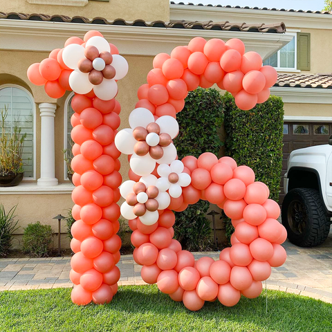 Quick disassembly and assembly Metal Balloon Letters and Numbers frame