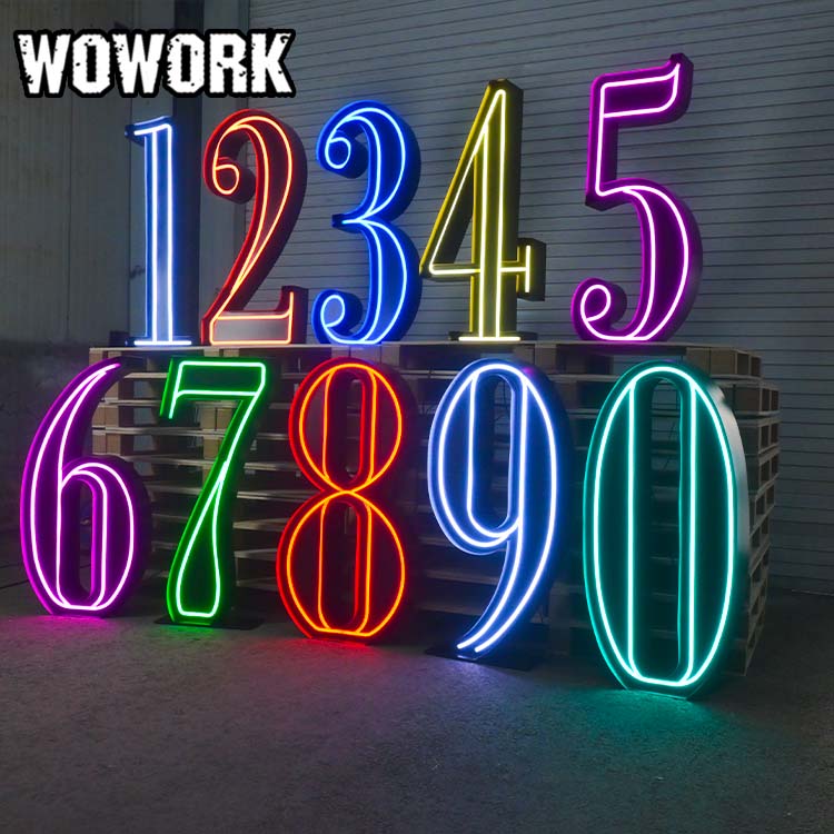 black marquee numbers