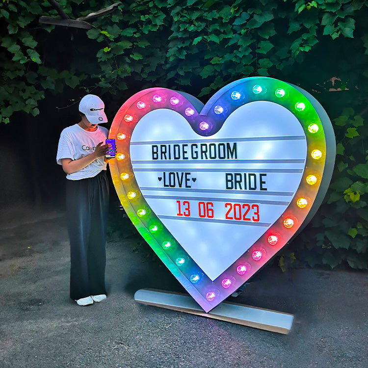 Create Unforgettable Memories with Heart Light Box: The Ultimate Party and Wedding Decor