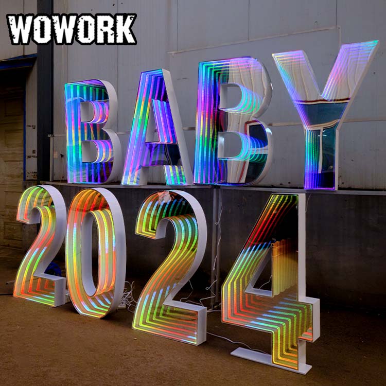 mirror infinity letters