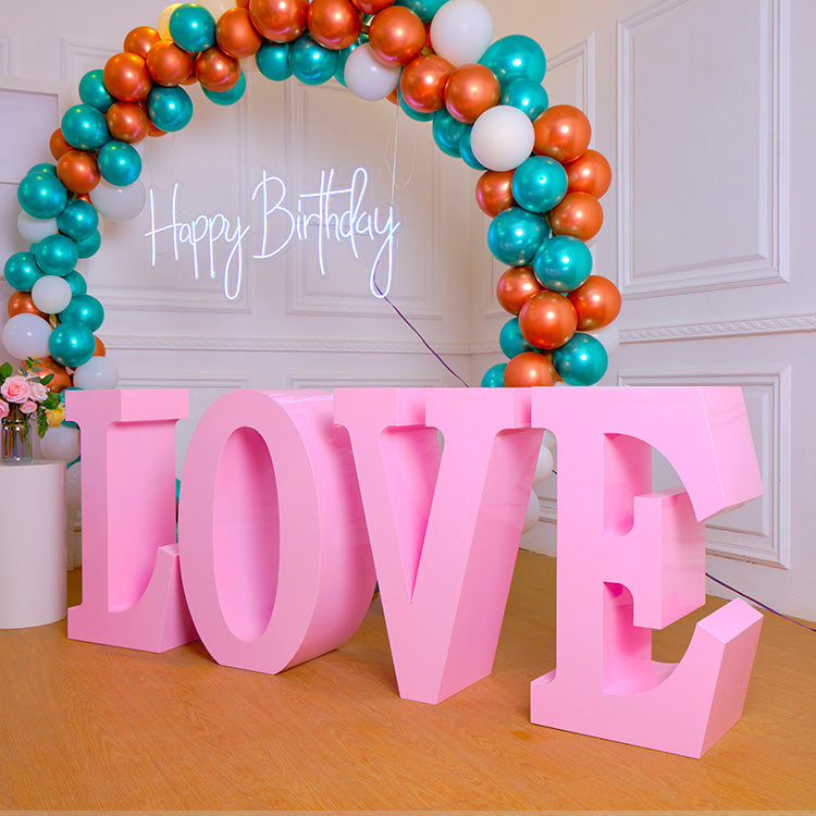 Giant large big letter table love baby for wedding party decoration