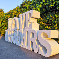 Dessert Iron Letter Table for wedding party decoration