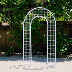 Detachable Arch-shaped Grid Backdrop