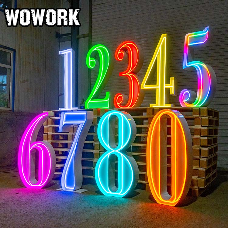 marquee numbers light 