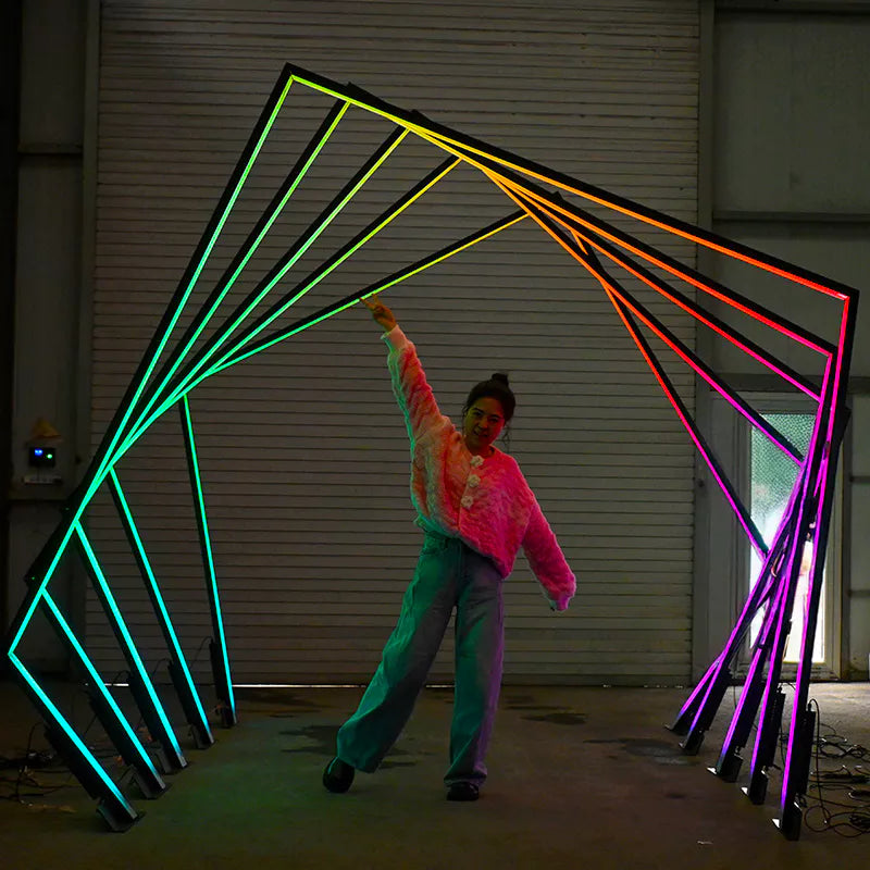 RGB Meteor Shooting Star Arch