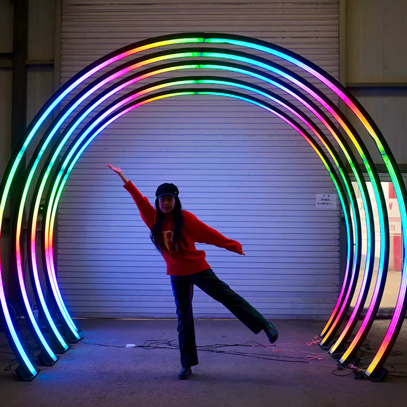 RGB Meteor Shooting Star Arch