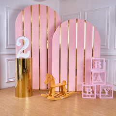 pink birthday backdrop