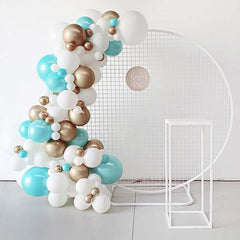 circle arch with grid
