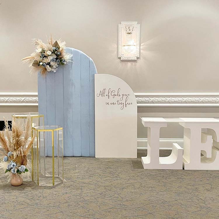 custom velvet backdrop for wedding