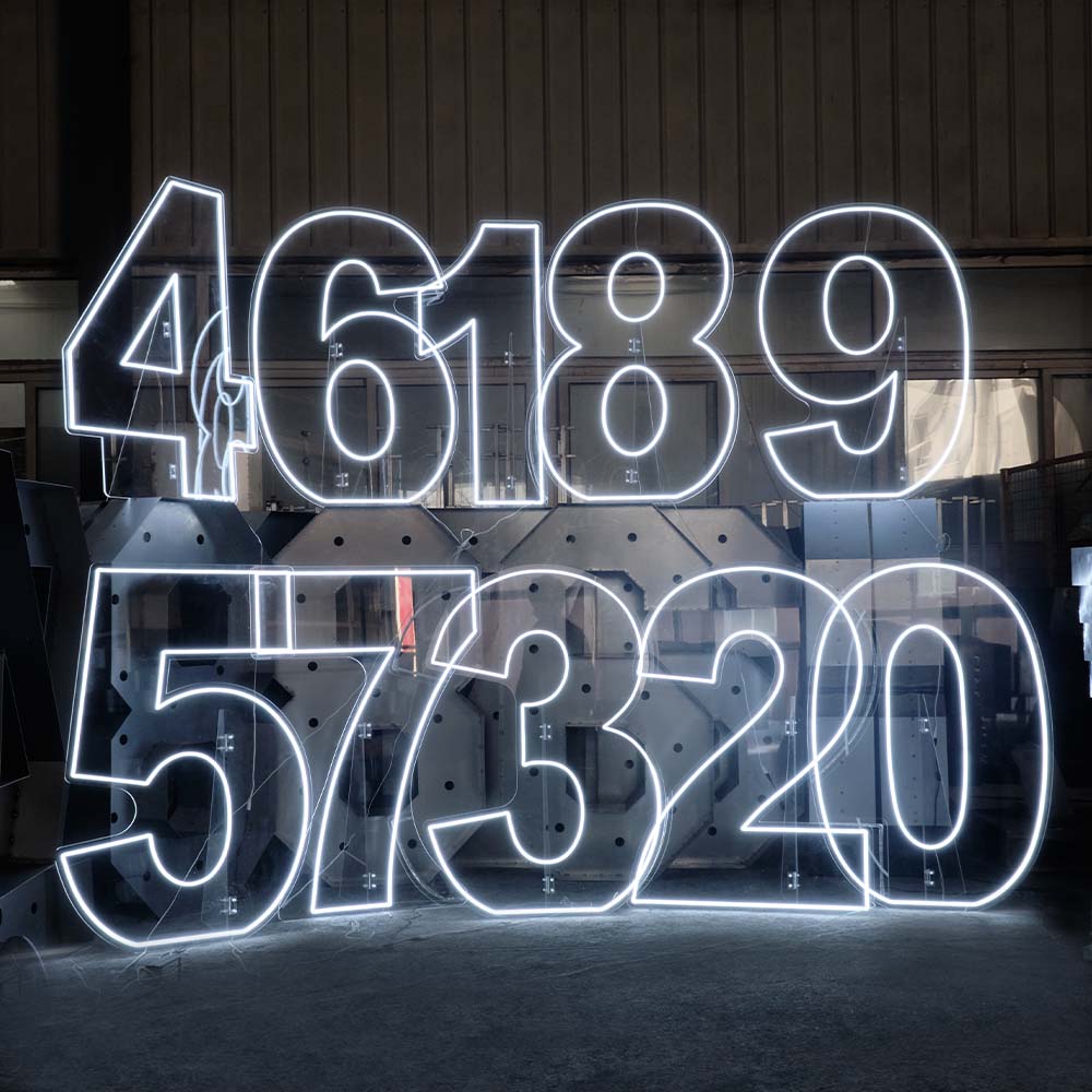 Wholesale RGB Neon numbers