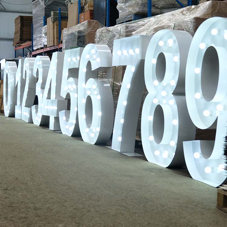 Large light up 4ft marquee letters for sale