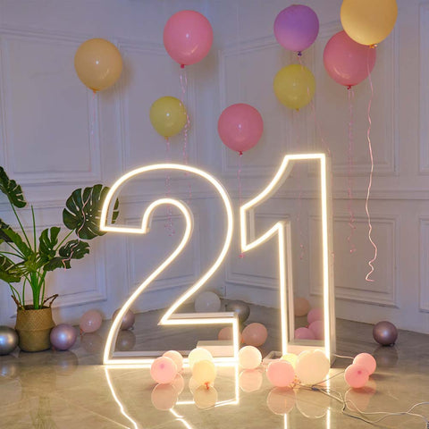 21 light up numbers